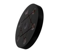 HOOTNEE Crystal Display Tray Sphere Holder 120mm Black Obsidian Crystal Base Seven-star Grid for Stones