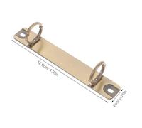 HOOTNEE Detachable Metal Ring Binder Mechanism for Planners and Scrapbooks Firm Binding DIY Loose-Leaf Notebook Accessory Compatible Ring Organizers