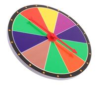 HOOTNEE DIY Fortune Prize Wheel Game Prop Lucky Spin Wheel for Parties Carnivals Trade Shows Educational Activities Smooth Rotation Raffle Board