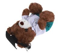 HOOTNEE Doctor Bear Plush Cute Graduation present for Medical Students Soft Stuffed Animal for Graduates Comforting Presence with Material for Graduation Season