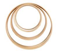 HOOTNEE Dream Catcher Hoop Set Wood Hoops for Crafts Dreamcatcher Wall Art Bamboo Ring Wall Decor