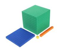HOOTNEE Early Education Math Cube Set Boys and Girls Activities Year Old Toys Smart Games Snap Cubes Puzzle Toy Math Manipulatives Kindergarten Boys and Girls Education