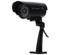 HOOTNEE Fake Cctv Dummy Camera Outdoor Abs Black with Adjustable Bracket