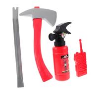 HOOTNEE Firefighter Role Play Props Fireman Cosplay Tools for Ages Realistic Firefighting Simulation Kit for Dress Up Parties and Educational Fun