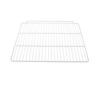 HOOTNEE Freezer Shelf Divider Metal Wire Rack with Single Side Guard 45x38cm Refrigerator Partition Organizer for Chest Freezers and Fridge Storage in Kitchens and Supermarkets