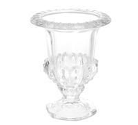 HOOTNEE Fruit Cake Plate Small Standing Tray European Style Glass