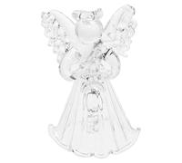 HOOTNEE Glass Angel Hanging Pendant Praying Angel Pendant High Borosilicate Glass Smooth Surface Comfortable Touch DIY Random Style
