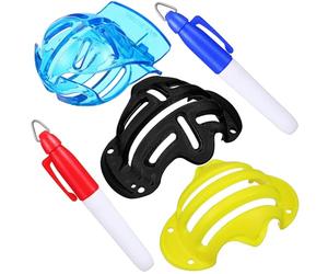 HOOTNEE Golf Ball Line Marker Tool with Plastic Golf Ball Marker Stencil Kit Easy to Clean Built to Last the Course