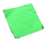 HOOTNEE Green Aluminum Foil Candy Wrappers Easy to Design Shapes 200 Sheets and Convenient to Use for Chocolates and Candies for Birthday and Party Favors Packing