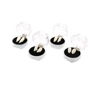 HOOTNEE Halloween Vampire Fangs Props False Teeth Dentures for Cosplay in Spooky Decorations for Boys Girls