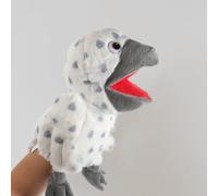 HOOTNEE Interactive Plush Owl Hand Puppet with Movable Mouth Soft PP Cotton Material Lightweight Storytelling Bird for Adults Washable and Animal Character for Imaginative Play