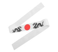 HOOTNEE Japanese Ninja Headband Wide Chef Bandana Karate Headscarf Traditional Samurai Kitchen Headwear for Men