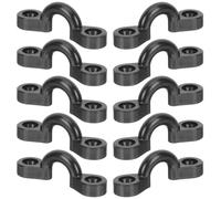 HOOTNEE Kayak Deck Rigging Kit 10pcs Nylon Steel Pad Eyes Easy to Store Replacement Parts for Bag and Door Use in Canoeing