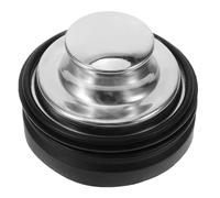 HOOTNEE Kitchen Sink Food Garbage Disposal Plug 86/87mm Splash-proof Stopper with 3-point Lock and Stainless Steel Basin Cover for Home Waste Disposal