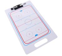 HOOTNEE Lightweight Adjustable Pvc Ice Hockey Coaching Board for Court and Field Use, Dry Erase Planning Board Suitable for Basketball and Ice Hockey Training