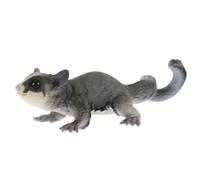 HOOTNEE Lovely Petaurus Breviceps Figurine Plastic Desktop Decor Creative Animal Model for Home and Garden Decoration Delicate Texture with Natural Coloring Photography Prop