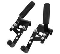 HOOTNEE Manual Wheelchair Brake Replacement 1 Pair with Screw Mount Side Hand Brake for Transport Chairs Mobility Aid Users Senior Wheel Locks