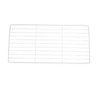 HOOTNEE Metal Freezer Organizer Shelf Divider, Wire Mesh Fridge Compartment Separator for Deep Chest Freezer Storage, Multi-Layer Grid Rack 17×35cm White Mesh for Kitchen Cabinet