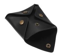 HOOTNEE Mini Purse Matte Compact Leather Storage Pouch for Cash Keys and Earphones for Travel School and Everyday Use Multipurpose Small Change Bag