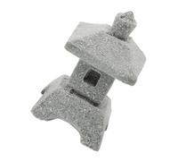 HOOTNEE Miniature Pagoda Model Stone Statue Zen Garden Ornament Japanese Lantern Sculpture for Bonsai Aquarium Landscape Decor