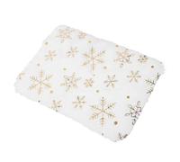 HOOTNEE Miniature Plush Carpet Snowflake Rectangle Mini Rug for Dollhouse DIY Mini House Ornament Faux Rabbit Blanket Decorative Carpet Dolls House Accessories