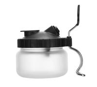 HOOTNEE Multi-functional Spray Pen Cleaning Accessory with Plastic and Iron Construction, Creative Airbrush Spray Pen Cleaning Pot for Clearing Airbrush Nozzles, for Automotive and Paint