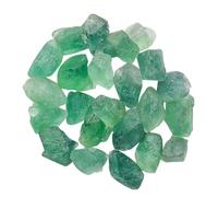 HOOTNEE Natural Green Fluorite Rough Stones Bag Unique Shapes 500g for Aquarium Decor and Crafts and Suitable for Aquatic Pets in Projects