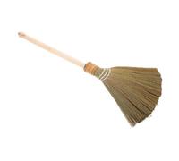 HOOTNEE Natural Straw Whisk Broom with Detachable Handle, Large 74cm Bamboo Household Soft Bristles Cleaning Brush, Boys and Girls’ Family Dust Sweeping Tool for Indoor and Outdoor Use