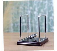 HOOTNEE Newton's Cradle Large Five Balls Educational Desktop Physics Science Pendulum Balance Swing Experiment Tool for Students Hands Learning and Energy Conservation