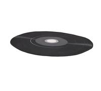 HOOTNEE Non-slip Vinyl Record Rug Machine Washable Round Music Carpet with Anti-slip Backing for Living Bedroom Kitchen and Study Stain-resistant Home Decor Mat