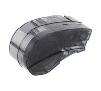 HOOTNEE Nylon Cloth Label Tape Compatible with Label Printers Black White Nylon Ribbon Printer Tape