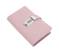 HOOTNEE Password Lock Savings Binder for Cash with 50 Double-Sided Pages, Budget Saving Challenge Book and Money Management Organizer in Princess Pink for Adults