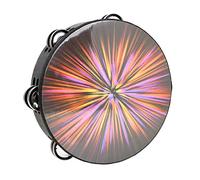 HOOTNEE Percussion Bell Hand Drum Tambourine for Musical Teaching Aid Develops Music Ability and Coordination Design for Early Education
