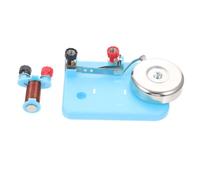 HOOTNEE Physics Electric Bell Experimental Electric Bell Practical Electricity Teaching Aid for Students Electromagnet Function and Circuit Switch, Compact Design for Physics Laboratory