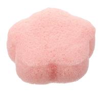 HOOTNEE Pink Flower Shape Facial Sponges for Facials 3d Cartoon Design Plant-based Material Exfoliating and Makeup Application Soft Face Cleaning Sponge for Women Daily Skincare