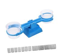 HOOTNEE Portable Balance Scale for Classroom Teaching Lightweight Double Bucket Math Scale for Elementary Science Experiments Educational Tool Enhancing Weight Measurement and Random Color