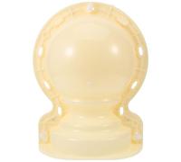 HOOTNEE Portable Ball Shaped Concrete Mold for DIY Roman Column Fence Post Caps, Made of Sturdy Plastic Material, for Garden and Lawn Decoration