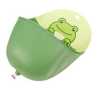 HOOTNEE Portable Boy Standing Urinal for Toddlers, Cute Green Frog Design, Wall-Mount Potty Training Urinal for Boys, Lightweight Plastic, Suitable for Travel and Home Potty Training