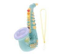 HOOTNEE Portable Simulation Saxophone for Lightweight Plastic Musical Instrument Plaything Early Educational Gift with Colorful Design Suitable for Festivals and Parties