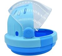 HOOTNEE Portable Suitable Small Parrot Handheld Cage and Birds for Carrying Blue Pvc Lightweight and Sturdy Animals Travel