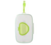 HOOTNEE Portable Wipes Box Outdoor Hanging Wet Tissue Dispenser with Silicone Seal Moisture Lock Reusable PP Material Napkin Holder for Travel Cribs and Stroller Storage