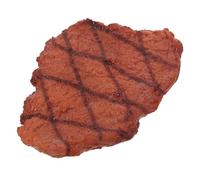 HOOTNEE Realistic Artificial Grilled Fillet Steak Model Simulation Meat Decor Photo Prop Lifelike Steak Ornament for Dining Table Display