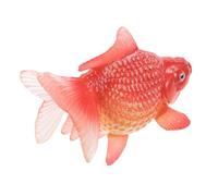 HOOTNEE Realistic Goldfish Model for Aquarium Decor Educational Fish for Cognitive Development and Family Engagement Lifelike Ocean Creature Representation for Learning Activities