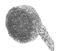 HOOTNEE Rhinestone Applique Chain for Clothes Cuttable Multi-Purpose Resin Trim Elegant Chic Beautiful Rhinestone Trim Chain for Garments and Holiday Decoration