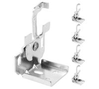 HOOTNEE Roman Blind Hardware 5Pcs Hidden Mounting Brackets with Cordless Blind Clips for Home Window Shades