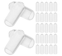 HOOTNEE Rubber Headband Foot Booties Safe and Easy to Use 200pcs Rubber End Caps Crafting Accessory for DIY Headband Projects for Children and Beginners