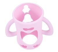 HOOTNEE Silicone Bottle Cover Sleeve Soft Anti-Drop Protection for Boy Girl Glass Feeding Bottles Safe and Odorless Design Pink