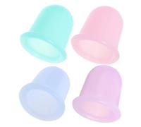 HOOTNEE Silicone Cupping Cups 4pcs Silicone Massage Cup for Personal Sports Needs Adults Easy to Clean