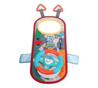 HOOTNEE Simulation Steering Wheel for Backseat Educational Pretend Driving with Motor Skill Development Material Fits Various Vehicle Rear Seats Early Learning Fun for Boy Girl