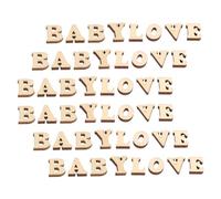 HOOTNEE Small Wood Alphabet Letters 200Pcs Unfinished Wooden Tiles 15Mm for Scrapbooking Crafting DIY Educational Tools and Home Decor